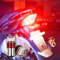 【紅的啦】LED爆閃倒車燈2入(汽車燈 剎車燈 轉向燈 機車燈 警示燈 安全燈 單車燈 自行車燈 腳踏車燈 尾燈)