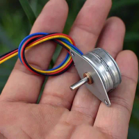 Micro Mini 25MM 25 SPG0001 15 Degrees Stepper Motor Mini 4-phase 5-wire Stepping Motor Electric Model Toy Engine
