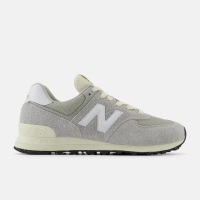 【NEW BALANCE】574 男鞋 女鞋 情侶鞋 休閒鞋 運動鞋 淺灰 復古 麂皮 D楦 NB (U574RBL)