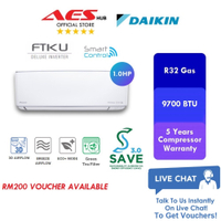 5 STARS Daikin Air Conditioner Inverter Aircond 1HP 1.5HP 2HP 2.5HP 3.0HP Aircon  Air cooling machin