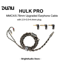 DUNU HULK PRO Upgrade Earphone Cable MMCX/0.78mm with 2.5/3.5/4.4mm 3 Connectors High-Purity Furukawa 7N OCC 22AWG/Wire