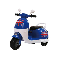 【ChingChing 親親】英倫風 兒童電動摩托車(RT-618AB 藍色)