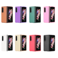Case for Samsung Galaxy Z Fold 3 with Retro business PU leather Skin design phone cover for Samsung Z Fold 3 5G Fold3 case