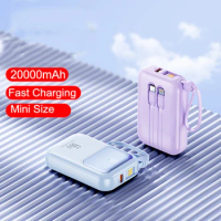 20000mAh Mini Power Bank Portable Charger Fast Charging Powerbank For iPhone 12 13 Xiaomi Samsung Huawei External Battery Pack