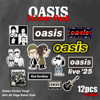 HitakaStory Sticker Pack Band OASIS Sudah Terpotong Anti Luntur Tahan Air Sticker Aesthetic untuk he