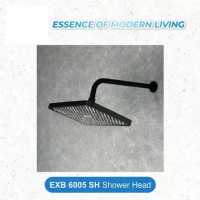 Kepala Shower Mandi Hitam ABS EIXO BUFALO 6005-SH