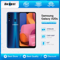 Original Samsung Galaxy A20s 4G Mobile Phone Dual SIM 6.5'' 3GB+32GB/4GB+64GB 13MP+8MP+5MP CellPhone OctaCore Andriod SmartPhone