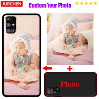 JURCHEN DIY Custom Phone Case For Huawei Mate 20 20X 30 40 10 9 50 Lite P40 P20 P30 P10 Lite Pro Plus Photo Name Silicone Cover