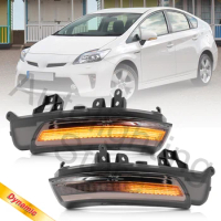 For Toyota Camry Avalon GSX30 iQ Prius+ Wish Led Side Mirror Indicator Lights Dynamic Side Wing Turn Signal Lamps Rearview Light