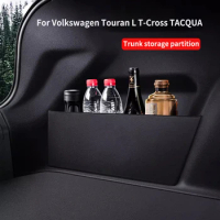 Suitable For Volkswagen Touran L T-Cross TACQUA Leling Trunk Partition Interior Decoration Car Supplies Storage and Storage Box