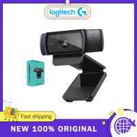 100%Original Logitech C920e C920 HD Smart 1080p Mic-Enabled Live Anchor Webcam For Desktop Laptop Office Meeting Video