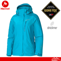 【Marmot 美國 女 Palisades兩件式外套《淺青深青》】357502538/GORE-TEX/刷毛內裡/防水/限量款