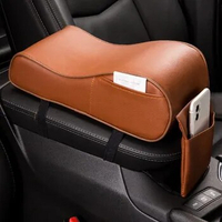 PU Leather Car Armrest Mat Box Cover Accessories for chrysler 300c kia optima seat altea volvo s80 lada vesta jetta mk6