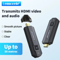 Wireless HDMI Transmitter Receiver, 1080P Display, Dongle Extender, AV Adapter for Laptop, TV, Projector, Monitor, Live Stream