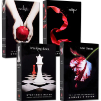 4Books/Set Twilight Series New Moon Elipse Breaking Down Book Film Original นวนิยายภาษาอังกฤษคลาสสิก