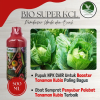BIO KCL 500ML Pupuk kcl cair untuk melebatkan tanaman kubis terbaik paling murah