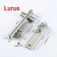 Engsel Pivot Atas Bawah Set Engsel Pintu Ayun Stainless Steel Tanam Lantai Pintu Kayu Putar Rumah Sw