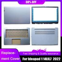 New Laptop LCD Back Cover For Lenovo Ideapad 1 14IJL7 14ALC7 14IAU7 IdeaPad 14 2022 Palmrest Bottom Case Rear Lid Silver Blue