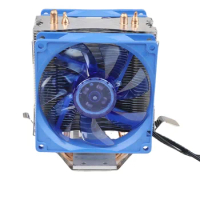 Cooler Master Silent Fan Heat Pipe Radiator Air Cooler Radiator CPU Fan CPU Radiator Desktop PC Computer Case Carton Usb 1 Pcs