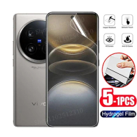 1-5Pcs Hydrogel Film For Vivo X100 Ultra 90 80 70 60 50 Pro Plus Screen Protector For Vivo Iqoo 10 9 8 Pro V30 V23 S12 Not Glass