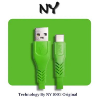 NY KABEL DATA TOPLES NY TYPE C KABEL GEPENG WARNA-WARNI Green
