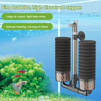 1 Set Fish Tank Filter Skimmer Aquarium Bio Filter Bio-chemical Sponge Air Pump Filter Rapid Culture Bio-chemical Sponge