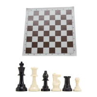 Chess Pieces and Mousepad Board Chess Set