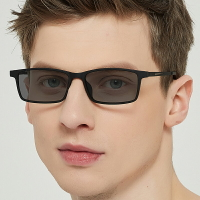 變色眼鏡男士可配度數近視太陽眼鏡防紫外線防藍光圓臉墨鏡潮9826