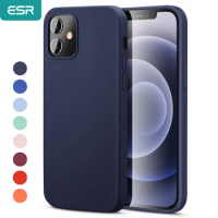 ESR Case for iPhone 12 Pro Max Liquid Silicone Rubber Case for iPhone 12 Mini Soft Yippee Cover Cloud Case for iPhone 12 Pro
