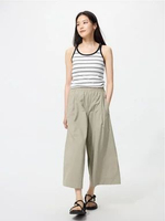 UNIQLO CELANA Kulot Nilon Nylon Cullote Wanita BEIGE S