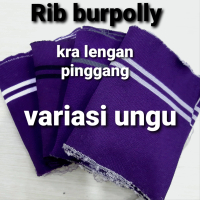 rib rip pergelangan tangan,kra jaket ungu tua