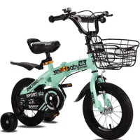 New Folding Kid Bike 12/14/16/18 Inch Children Bicycle For Boys and Girls Cycling Light Students Bike Gift