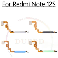 Original NEW For Xiaomi Redmi Note 12S ID Home Button Fingerprint Menu Return Key Recognition Scanner Sensor Flex Cable Note12S