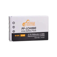 950mAh LOH880 Battery for Logitech Harmony One, 900, 880, 890, 720, NTA2340, R-IG7, K43D, M36B, AVL300