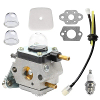 คาร์บูเรเตอร์สำหรับ Zama C1U-K54A พร้อมชุดรีเพาเวอร์ไส้กรองอากาศสำหรับ Mantis 7222 7234 7240 7920 79