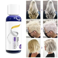 Lock Color Shampoo Color Balance Gray Hair Remove Yellow Tones Purple-Color Shampoo Lock Color Shampoo Barber Shop
