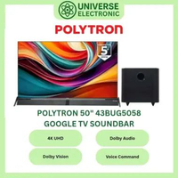 POLYTRON 43BUG5058 4K GOOGLE TV SOUNDBAR 43 Inch