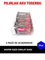 GIZZI Wafer Coklat Susu 35 gr - ( HARGA 1 PACK )