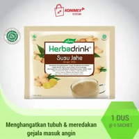 Minuman Serbuk Tradisional Herbadrink Box Beras Kencur, Sari, Susu Jahe, JKJ Kencur Jeruk Nipis, Tem