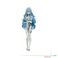 Beautiful Girl Series EVA Long-Haired Red-Clad Rei Ayanami Asuka Langley Theater Version Standing Pose Anime Model Figure