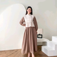 Gamis Remaja Rompi Lepas Bahan slikk kModel Terbaru