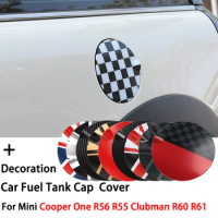 Union Jack Car Fuel Tank Cap Cover Sticker For Mini Cooper One Clubman R55 R56 R61 R60 Countryman Car Exterior Parts Accessories