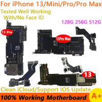 Free Shipping Clean iCloud Full Working Mainboard for iPhone 13 /13 pro/13 Pro MAX Motherboard Support with Face ID Logic Board