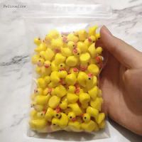 100pcs DIY Slime Supplies Toys Duck Whale Resin Mini Cute Animal Slime Accessories Filler for Fluffy Clear Crystal Slime