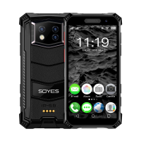 SOYES S10 MAX Ponsel Android 10 4G LTE Ponsel Pintar Mini Tahan Air dengan Pengenalan Wajah 2022 Inc