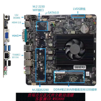 工控主板 英特爾N100四核迷你主機主板NAS一體機電腦N95 5095工控行業ITX