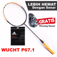 Adidas Badminton Paket Raket Badminton Adidas Uberschall F09.2 dan Senar Adidas wucht P67.1