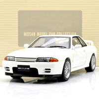 Autoart 1:18 GTR R32 Skyline White BBS JDM Alloy Fully Open Simulation Limited Edition Alloy Metal Static Car Model Toy Gift