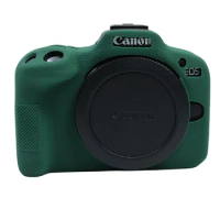 Anti-slip Silicone Cover for Canon EOS R50 4K Vlog Camera Amti-fall Dustproof Protective Case Battery Replace Opening for R50