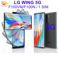 LG WING 5G F100N F100VM【97% New】6.8" Rotating Dual Screen 8GB RAM 128/256GB ROM NFC Snapdragon Original Gaming